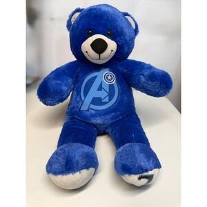 Build-a-Bear Avengers Captain America Blue Teddy Bear Plush Toy Kids